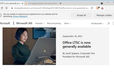 Microsoft Office 2021 will be released on October 5, 2021