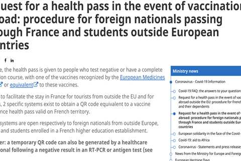 The French health pass keeps changing; here are the latest details on how to use it