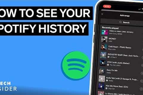 How To See Your Spotify History