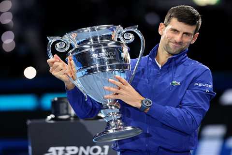 Djokovic surpasses 'hero' in record masterclass