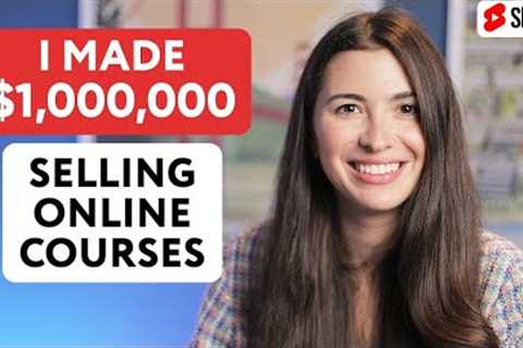 How to Make $1,000,000 with Online Courses #Shorts