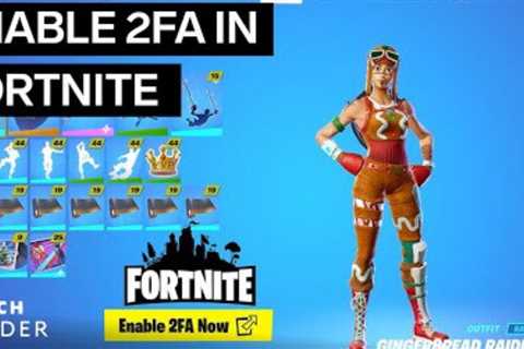 How To Enable 2FA In Fortnite