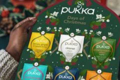 This amazing Pukka tea advent calendar is 50% off TODAY ONLY