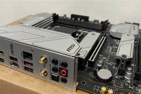 MSI MAG B660M Mortar Motherboard Pictured, An Affordable Alder Lake Motherboard With All The Bells..