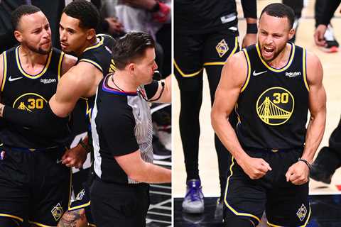 'Upset' Curry torches opponents after ref run-in
