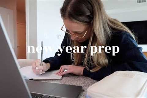 Extreme New Year PREP | resolutions, new journals, home & nutritional declutter & goal..