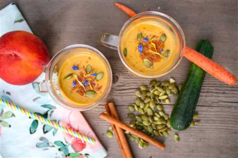 Peach of a Zucchini Carrot Smoothie
