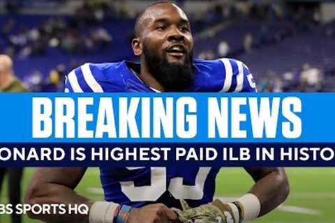 Darius Leonard Becomes the Highest Paid ILB in NFL History | CBS Sports HQ
