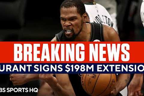 Kevin Durant Signs Massive Extension with the Nets | CBS Sports HQ