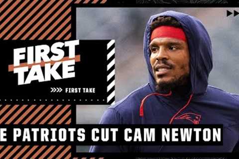 The Patriots cut Cam Newton, making Mac Jones QB1 ? | First Take