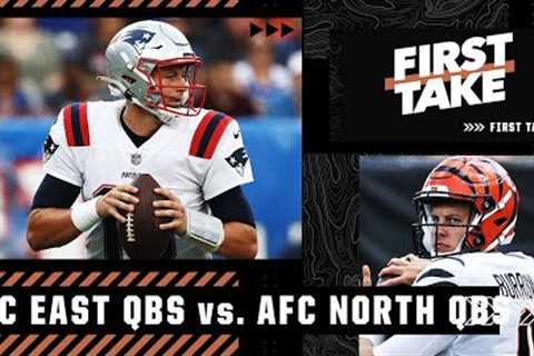 Which division in the AFC has the most intriguing quarterback situations? | First Take