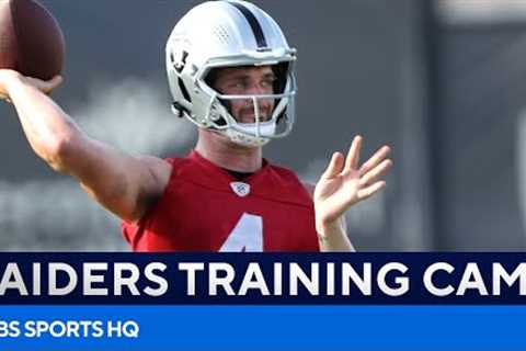 Derek Carr Says 'Best Team We've Had in A While' | 2021 Raiders Training Camp | CBS Sports HQ