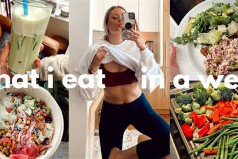 VLOG: everything i ate this week *getting back on track*