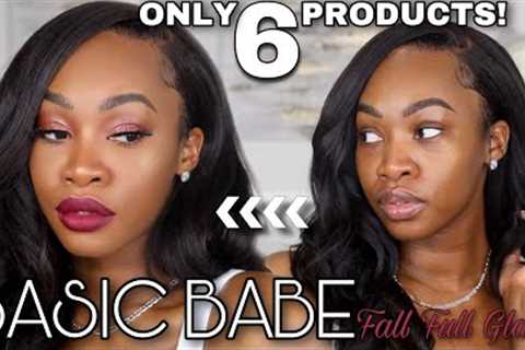 BASIC BABE | Full Glam FALL Tutorial using ONLY 6 Products! | Maya Galore