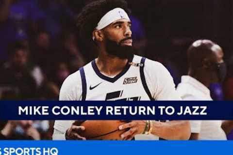 Mike Conley re-signs with the Utah Jazz on 3-year, $72.M deal [NBA Free Agency] | CBS Sports HQ