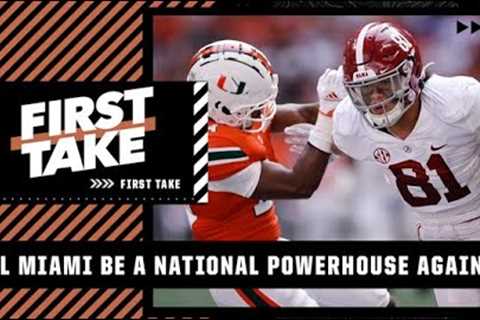 The biggest takeaways from Alabama's blowout win over Miami in Week 1 | First Take