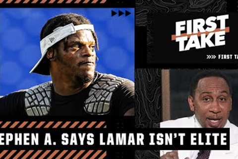 Lamar Jackson is NOT ELITE! - Stephen A. is still skeptical about Lamar's passing | First Take