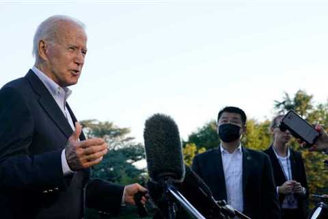 White House staffers mute or turn off the TV when Biden is speaking to reporters out of fear that..