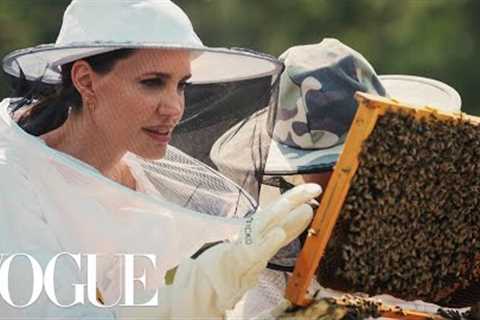 Angelina Jolie Shows Us the Art of Beekeeping | Vogue