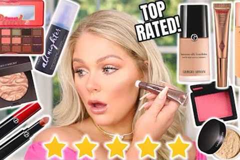 I TRIED THE HIGHEST RATED HIGH END MAKEUP PRODUCTS *ARE THEY WORTH THE MONEY?* | KELLY STRACK