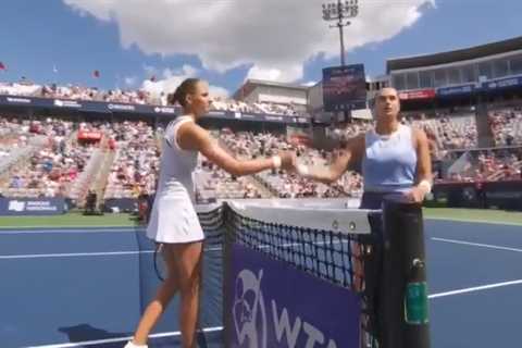 Tennis star sorry for questionable handshake