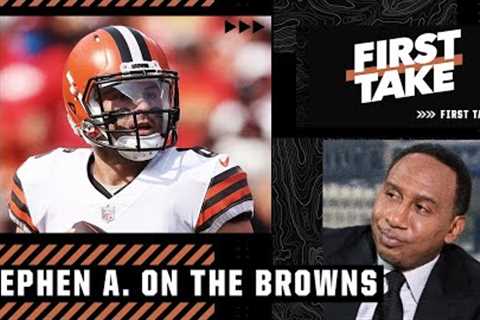 Stephen A. calls the Browns a legit threat to the Chiefs in the AFC | First Take