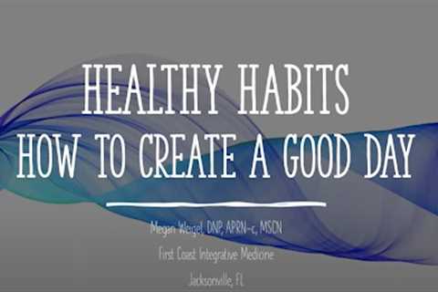 Healthy Habits for the MS Community