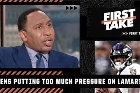 Stephen A. takes issue with Lamar Jackson’s consistency | First Take