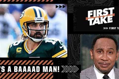 He's a baaaad man! He is that dude! - Stephen A. expects Aaron Rodgers to bounce back | First Take