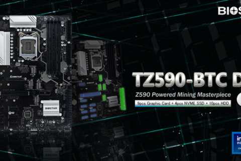 BIOSTAR Launches TZ590-BTC DUO Motherboard For Crypto Mining & Casual Use