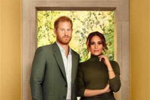 Meghan and Harry pose for new photos inside their California home