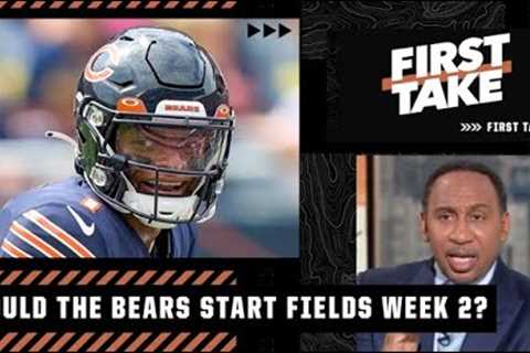 Stephen A. isn’t comfortable with Justin Fields starting Week 2 vs. the Bengals | First Take