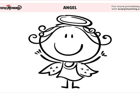 Send Your Kids To Cloud Nine With These Angel Coloring Pages