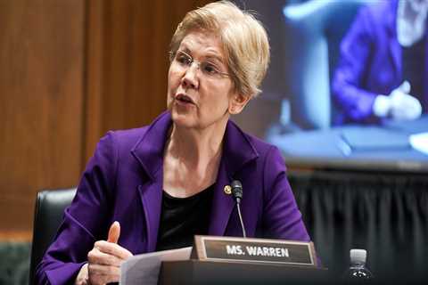 Elizabeth Warren takes aim at high ethereum network fees that she says could wipe out small..