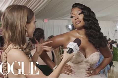 Megan Thee Stallion on Her Old Hollywood Met Gala Look | Met Gala 2021 With Emma Chamberlain | Vogue