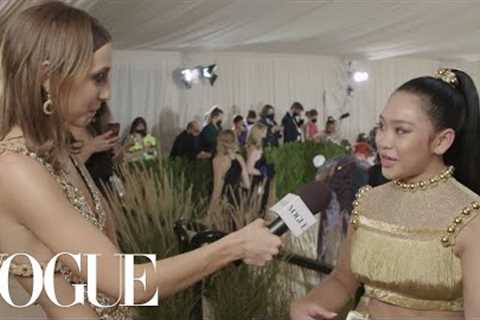 Sunisa Lee on Her Olympic Gold Met Gala Look | Met Gala 2021 With Emma Chamberlain | Vogue