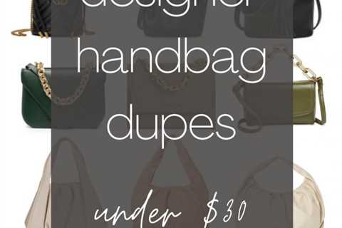 Designer Handbag Dupes