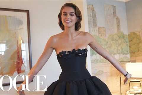 Kaia Gerber Gets Ready for the Met Gala | Vogue
