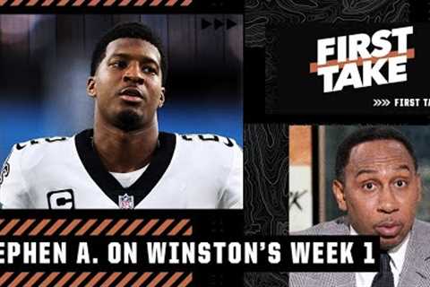Stephen A. doesn't put too much stock in Jameis Winston's big Week 1 | First Take