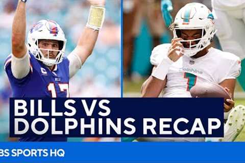 Bills Destroy The Dolphins As Tua Gets Hurt Recap and Analysis | CBS Sports HQ