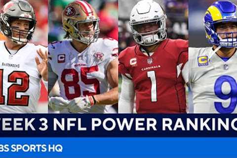 NFL Week 2 Power Rankings: Bucs at No. 1; 49ers, Rams, Cardinals, & Raiders All Move Up