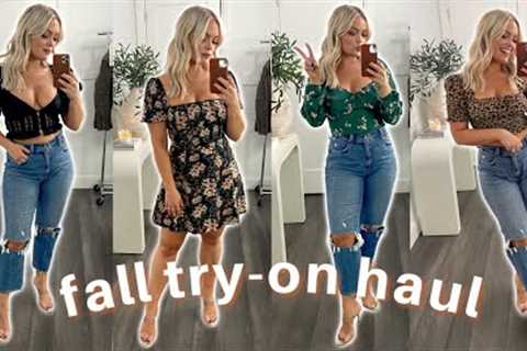 FALL TRY ON HAUL: Abercrombie, Revolve & Urban Outfitters! | Brianna Fox