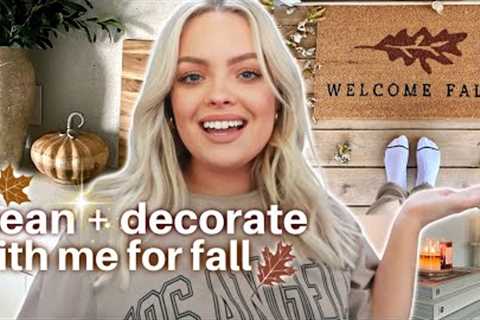 CLEAN & DECORATE WITH ME FOR FALL + TARGET HAUL | Brianna Fox