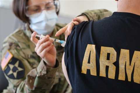 A US Army officer who has taken all other military-mandated vaccines says he is resigning instead..