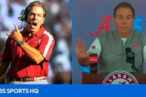 Nick Saban Goes On EPIC RANT At Reporter | CBS Sports HQ