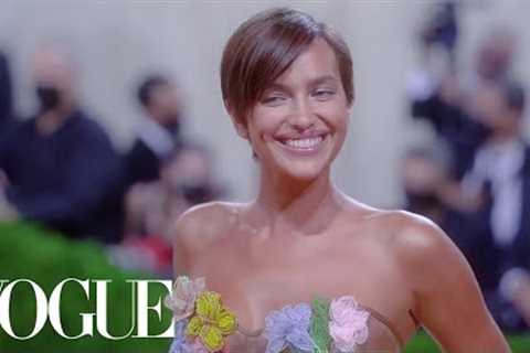 Behind Irina Shayk's 'Naked Dress' Met Gala Look | Vogue