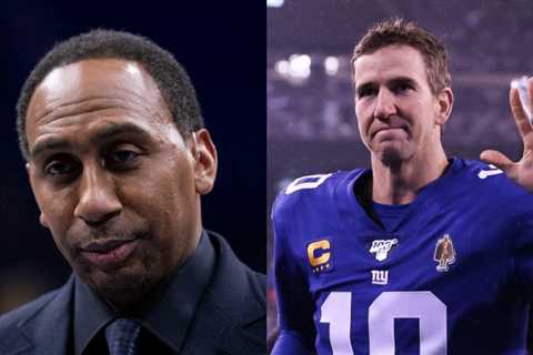 Stephen A Smith Emphatically Argues Eli Manning is Not a Hall of Famer, But His Last Name Will Be..