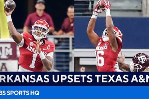 No. 16 Arkansas Knocks Off No. 7 Texas A&M | FULL RECAP | CBS Sports HQ