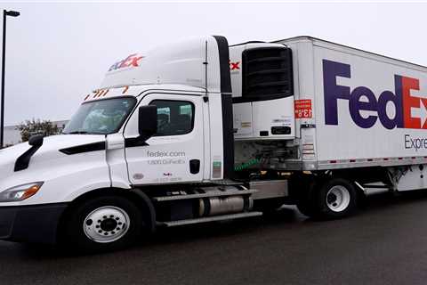 A FedEx driver said he wouldn't deliver to homes with signs showing support for Joe Biden, Kamala..