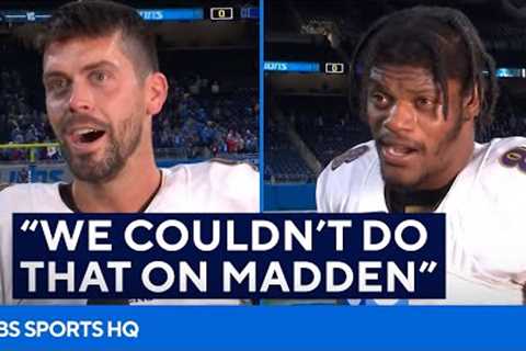 Justin Tucker and Lamar React to the Longest Field Goal in NFL History | CBS Sports HQ